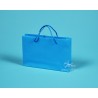 papírová taška ZITA 25x6x17 modrozelená