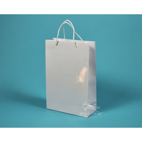 papírová taška JOSEFÍNA 22x9,5x33 bílá lamino
