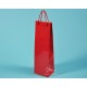 papírová taška ALEX (na víno) 11,5x9x37 170g červená křída lamino